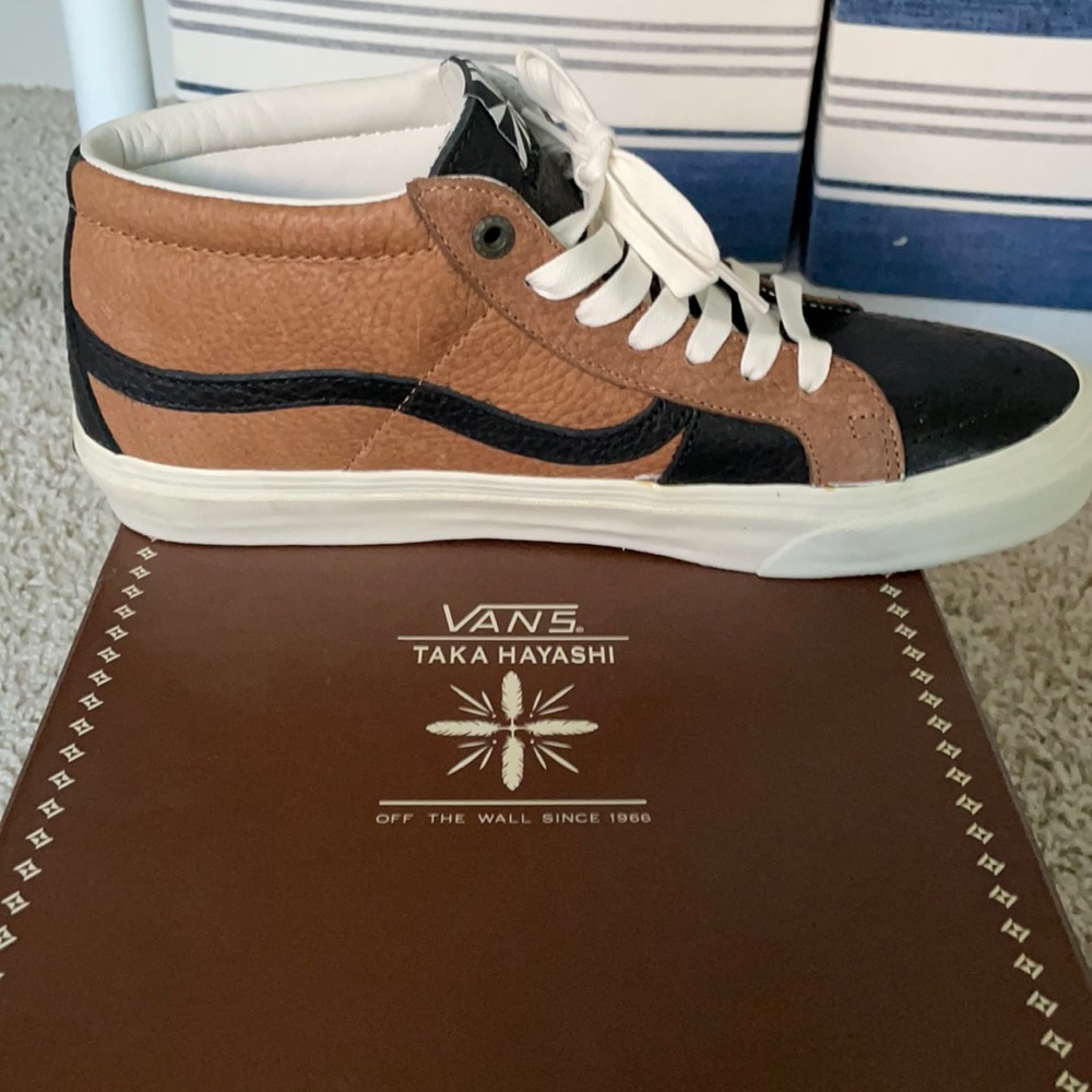 Vans x Taka Hayashi, TH OG SK8-MID LX, (HORWEEN) Bison/Natural Size 10, New